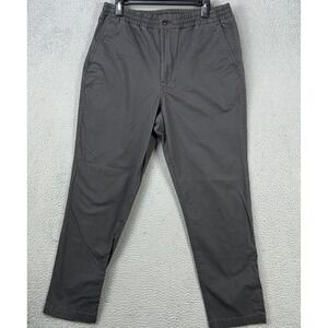 Polo Ralph Lauren Mens Pull On Pants Large Gray Drawstring Stretch Classic Fit